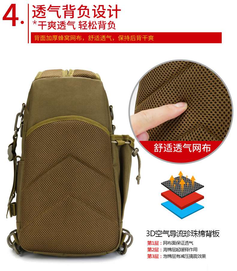 Lure Bag مجموعة متعددة الأغراض من عبوات التمويه التكتيكية المتعددة الأحزمة التي تحمل على الظهر detail image 11