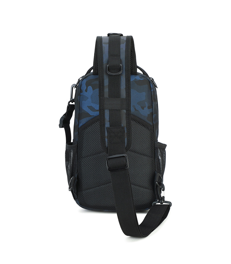 Lure bag, men's waterproof large-capacity single-shoulder bag, multi-functional fishing single-pole fishing bag, outdoor sports crossbody bag detail image 15