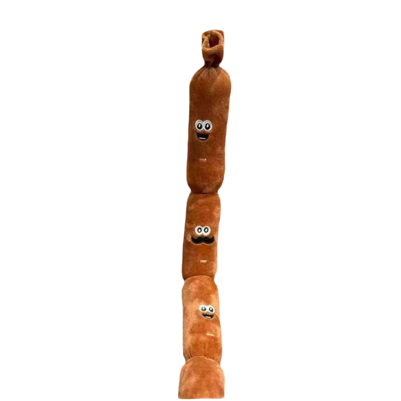 Cross-border dog toys, a four-section plush sausage that makes sound when pressed, are suitable for small and medium-sized dog pets to keep you company and relieve boredom Application Scenario