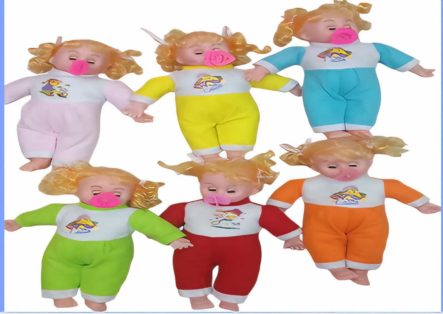A variety of styles of Suckling dolls are mixed. When the pacifier is removed, they will call "mom" and "dad". These cute and comforting dolls are bestsellers in foreign trade Specification image