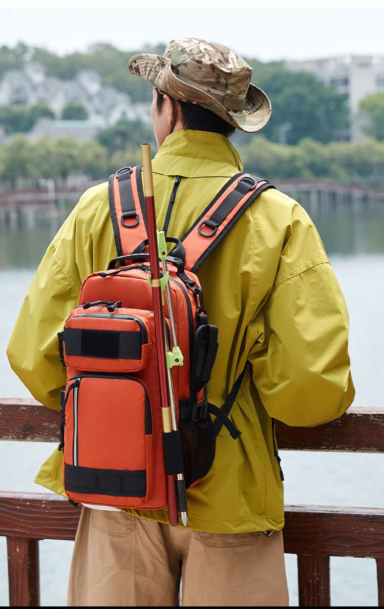 Lure bag: Outdoor backpack, multi-functional backpack, large-capacity lure fishing bag, travel mountaineering bag detail image 1