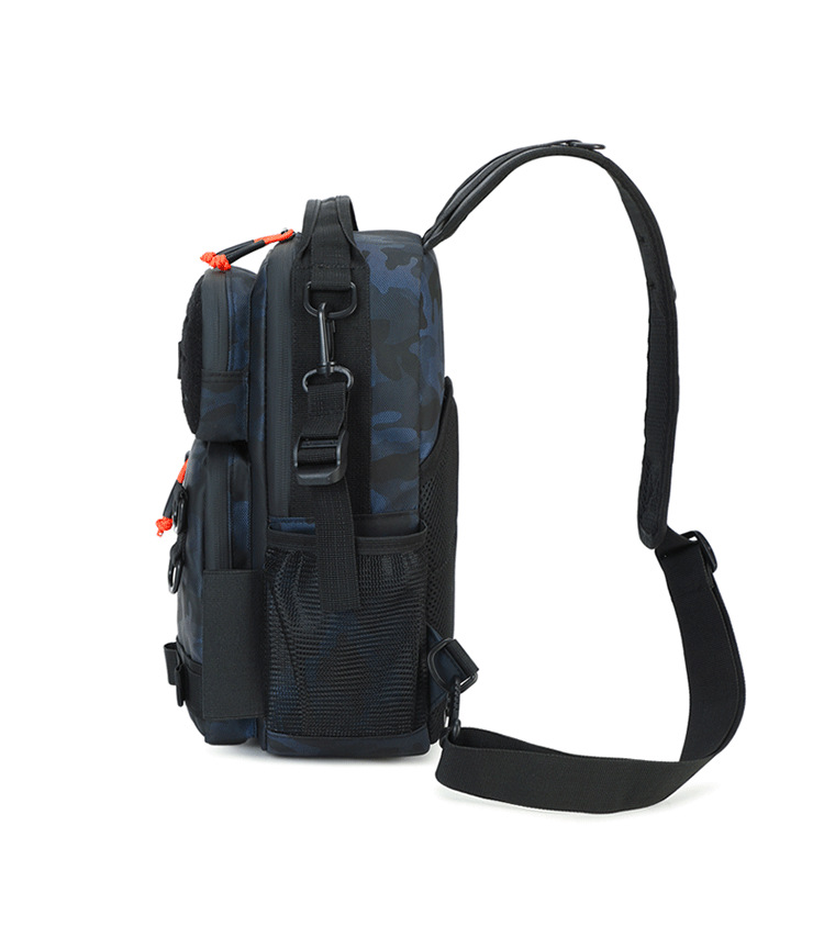 Lure bag, men's waterproof large-capacity single-shoulder bag, multi-functional fishing single-pole fishing bag, outdoor sports crossbody bag detail image 14