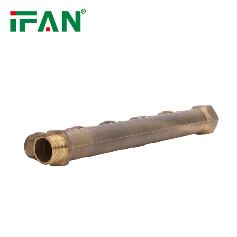 IFAN Forged Brass Stainless Steel PEX Water Manifold Item Picture