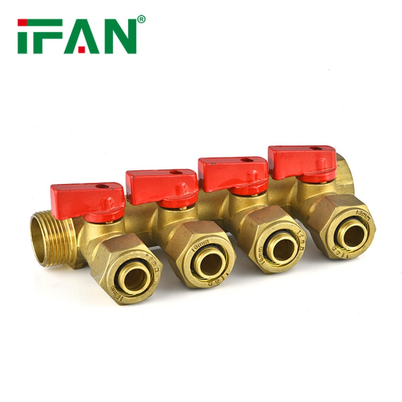 IFAN Factory Direct Brass Heating Distribution Manifold 