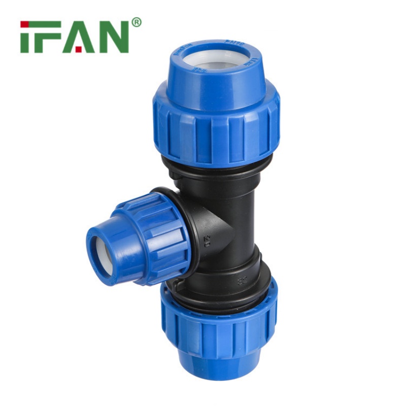 IFAN High Temperature Resistant PP Quick-Connect Reduce Tee Specification image