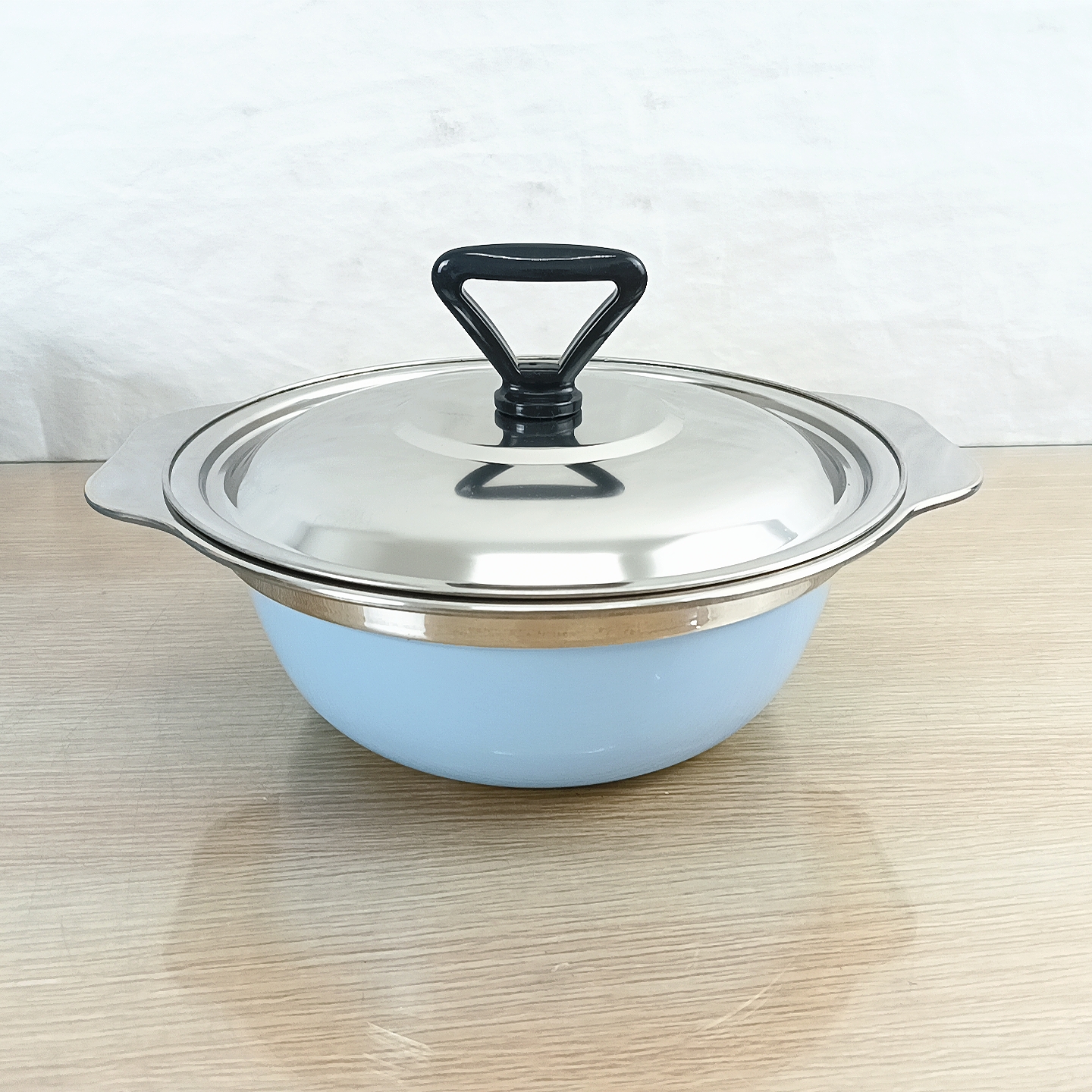 DF99876 covered stainless steel basin, colorful basin, vegetable and noodle basin, kitchen set basin, seasoning basin, soup basin, thickened, high appearance level, DF TRADINGHOUSE
