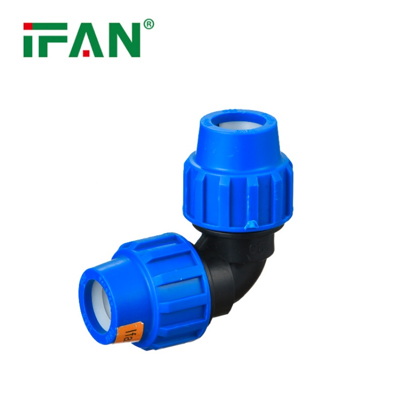 Large supply of IFAN PP quick-connect elbow fittings details Picture