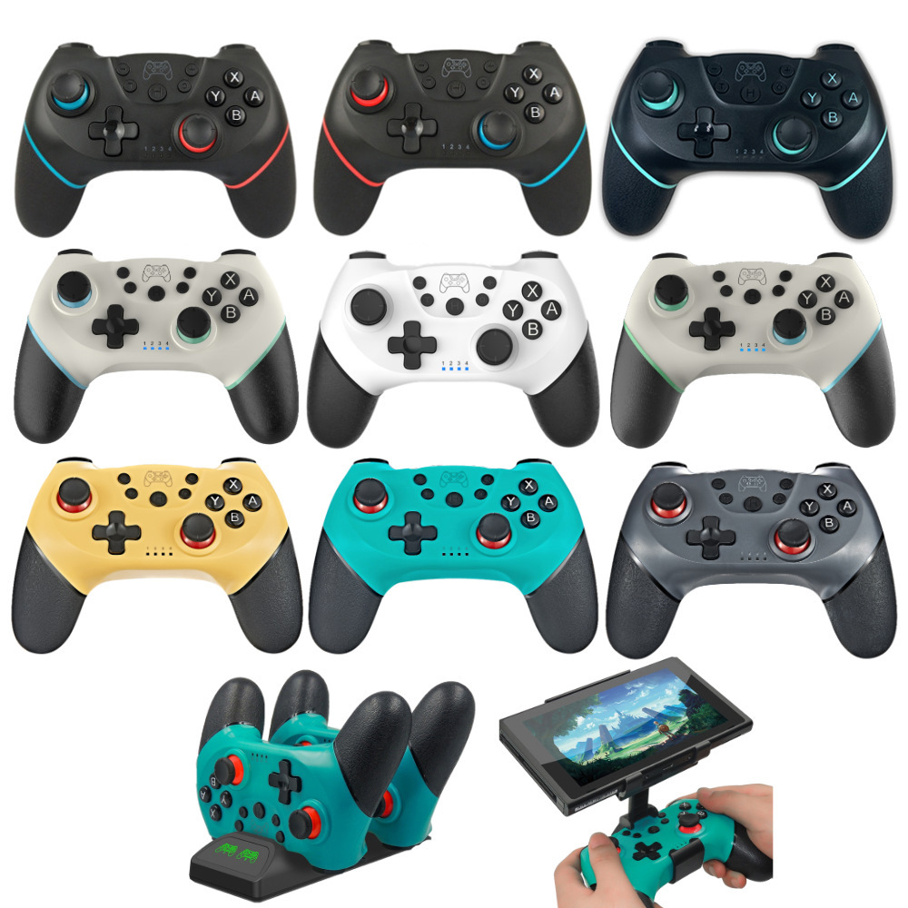 Black dual-play computer controller with vibration 1155465856