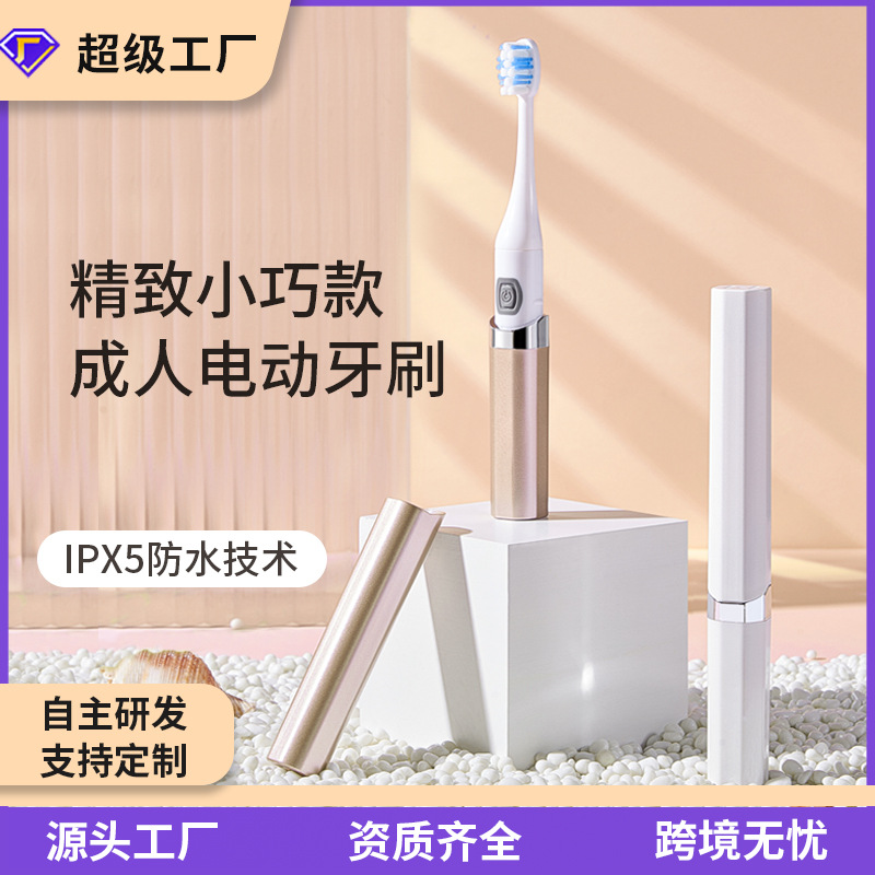 亚马逊跨境电商外贸爆款厂家批发成人情侣款TYPE-C旋转式电动牙刷769689