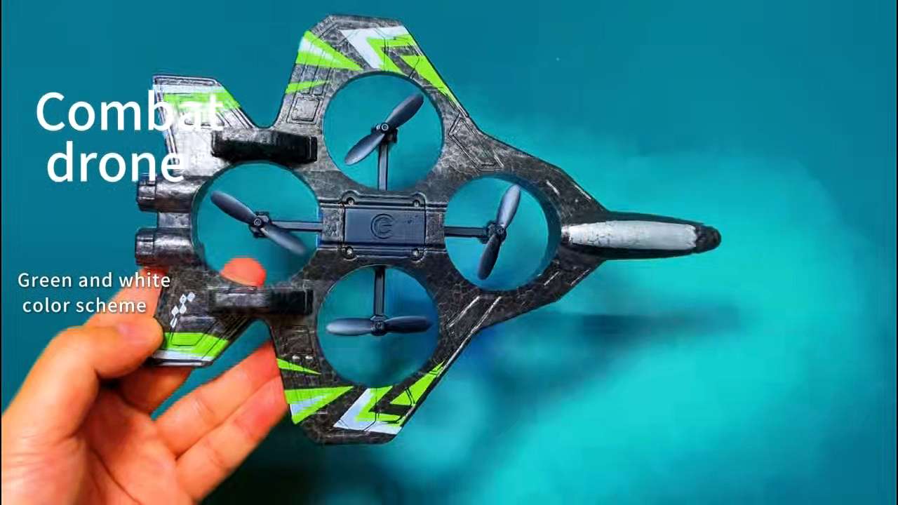 Cross-border children's remote control fighter, quadcopter aerobatic drone, rechargeable and shock-resistant foam glider, hovercraft, children's remote control detail image 6