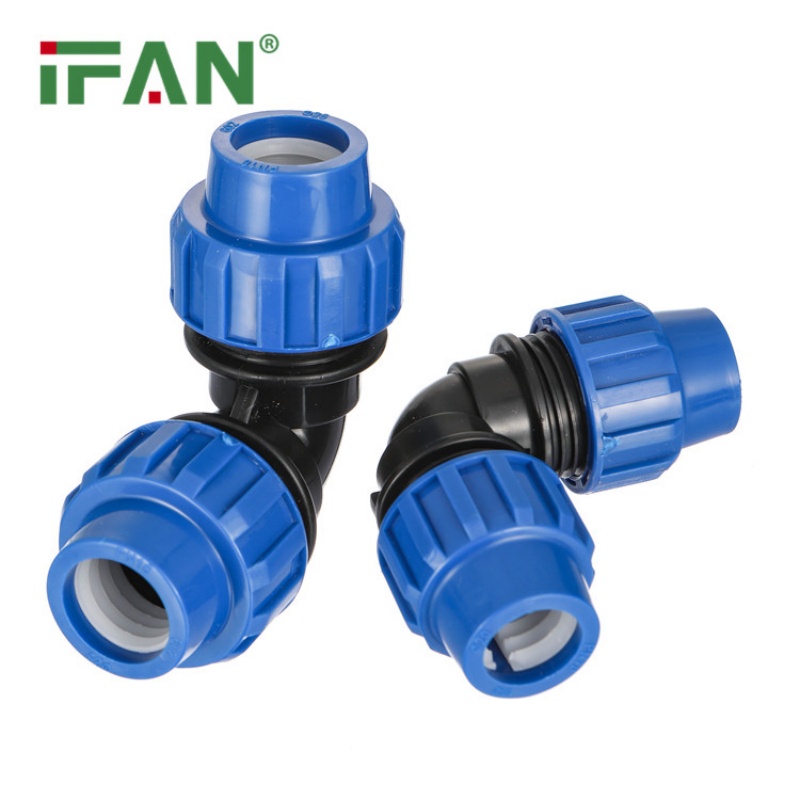 Large supply of IFAN PP quick-connect elbow fittings Item Picture