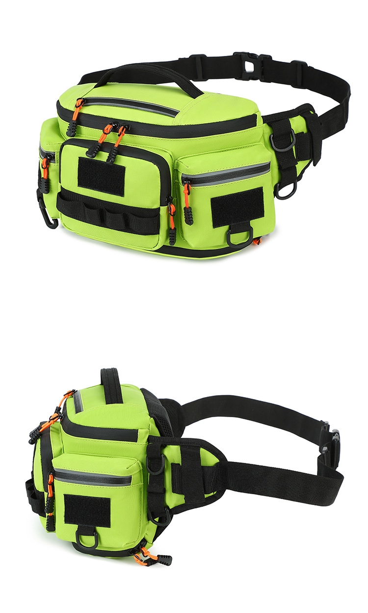 Lure bag: Sports waist bag, multi-functional cycling, motorcycle, running chest bag, waterproof crossbody bag, mountaineering, large-capacity crossbody backpack detail image 15