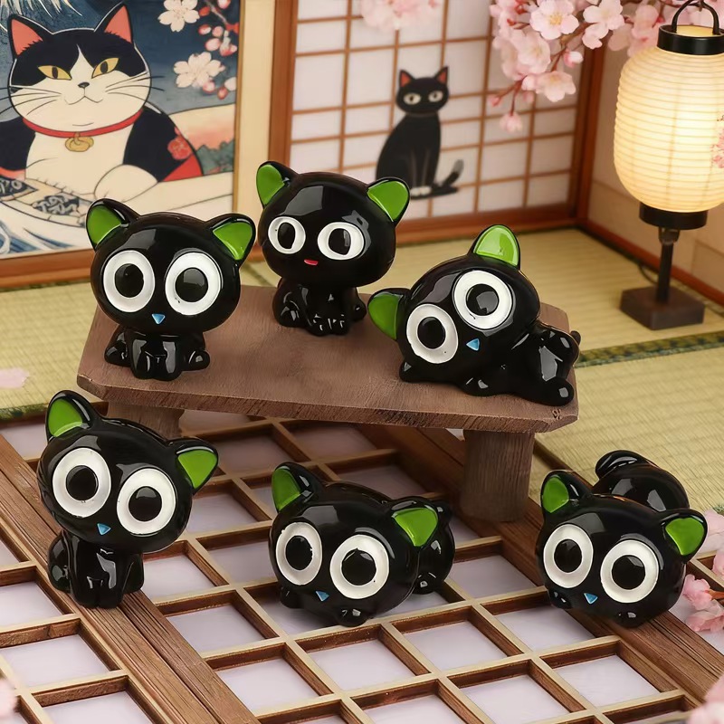 Luo Xiaohei's cute cartoon little cutie desktop decoration blind box creative figurine details Picture
