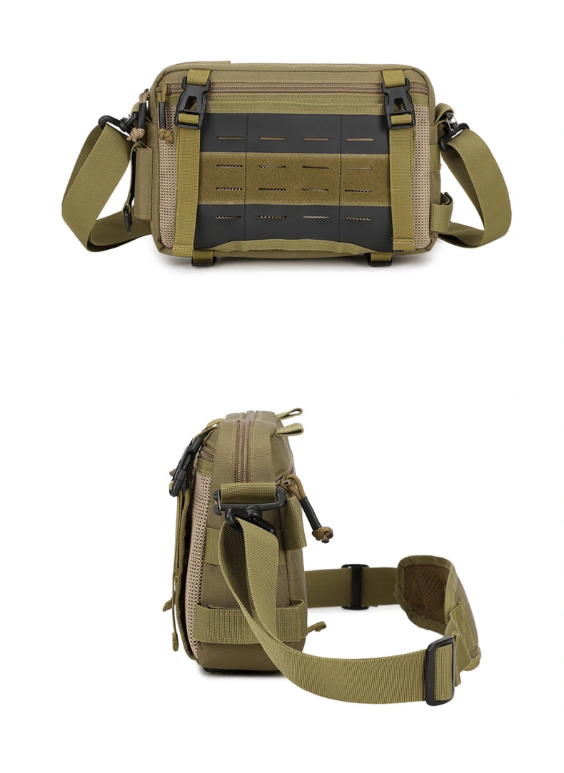 Lure bag: Multi-functional lure fishing bag, outdoor sports shoulder bag, large-capacity waterproof nylon bag, men's crossbody bag, lightweight and durable detail image 13
