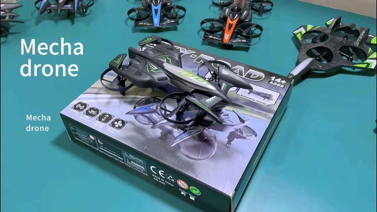 Cross-border unmanned aerial vehicle (UAV) land and air two-in-one toy, four-axis drift racing car, remote control aircraft, remote control UAV, remote control car, floating ball, children's remote control detail image 3