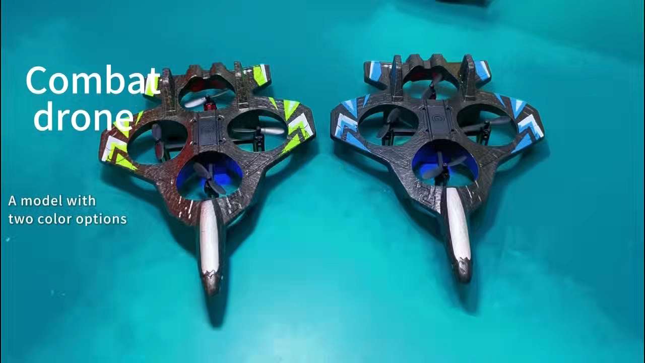 Cross-border children's remote control fighter, quadcopter aerobatic drone, rechargeable and shock-resistant foam glider, hovercraft, children's remote control detail image 7