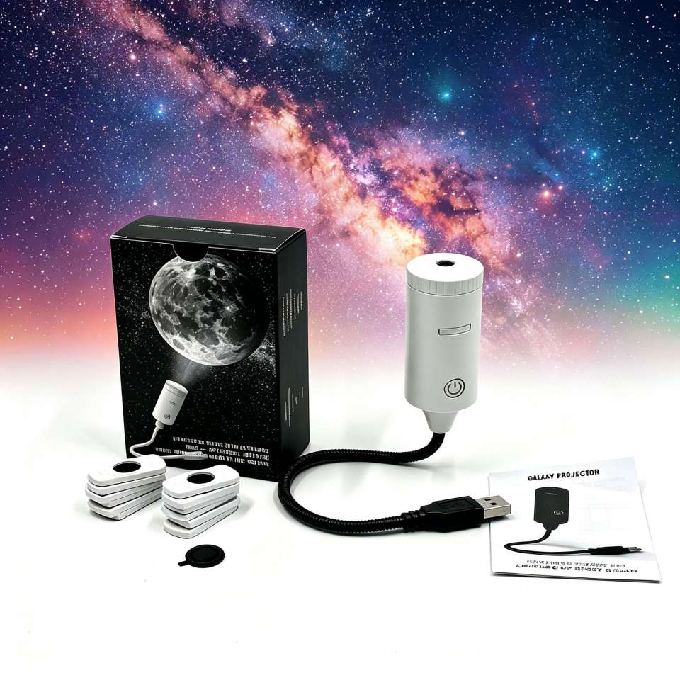 New car "Full Sky Stars" usb starry sky projection light, ambient light, bedroom night light, Christmas projection light
