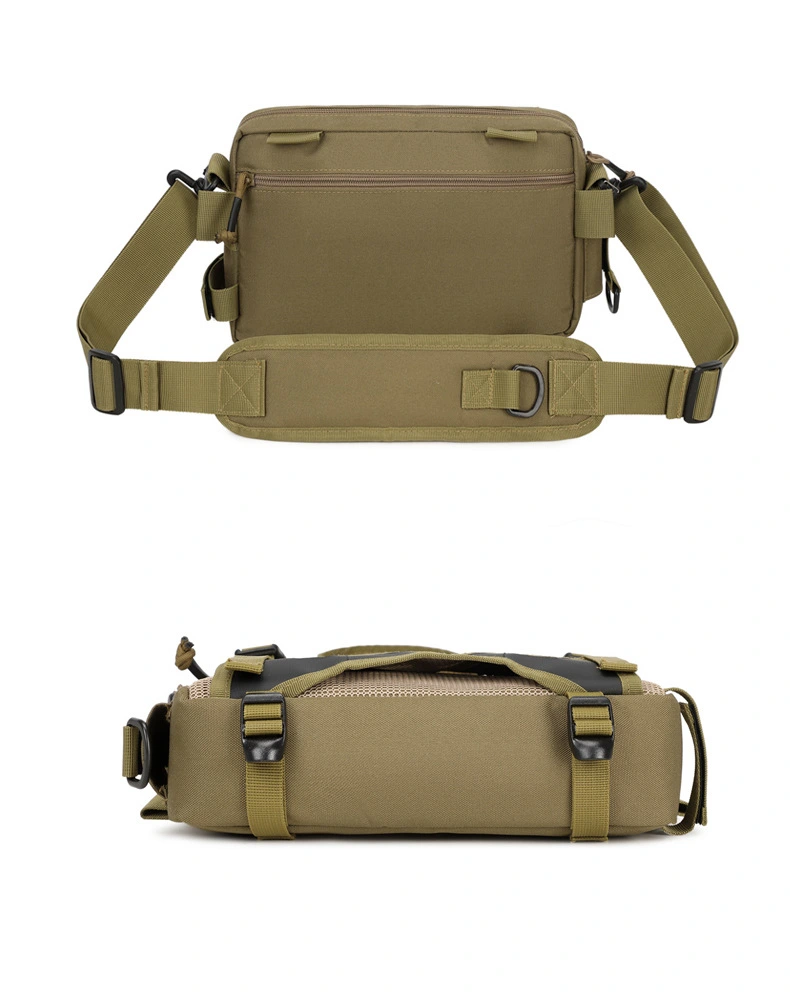 Lure bag: Multi-functional lure fishing bag, outdoor sports shoulder bag, large-capacity waterproof nylon bag, men's crossbody bag, lightweight and durable detail image 15