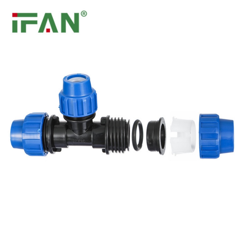 IFAN High Temperature Resistant PP Quick-Connect Reduce Tee Item Picture