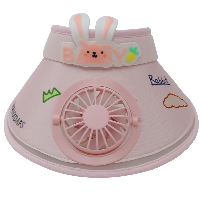 Summer children's sun protection hats, UV-protective fan hats for boys and girls, wide-brimmed, sunshade outdoor sun hats