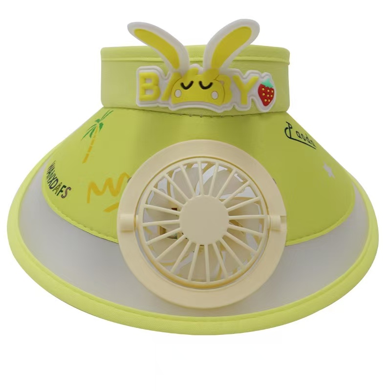 Summer children's sun protection hats, UV-protective fan hats for boys and girls, wide-brimmed, sunshade outdoor sun hats detail image 2