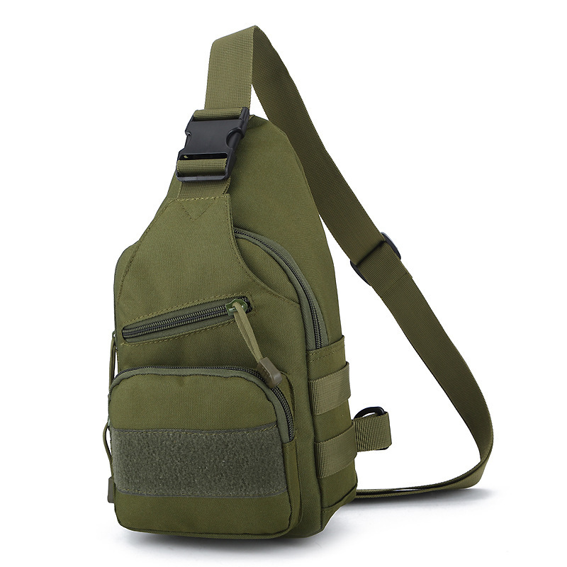 Lure bag: Sports chest bag with water bottle cover backpack, tactical shoulder bag, crossbody bag, breathable and durable bag Specification image