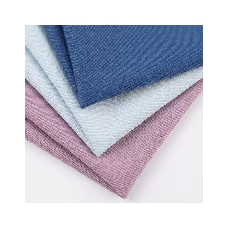 Best-selling titanium gold cotton fabric, anti-wrinkle, good drape, wide-leg pants, casual pants, outerwear fabric manufacturer Specification image