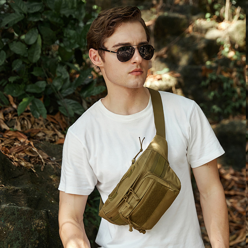 Lure bag: Waist bag, shoulder bag, sports chest bag, cycling and mountaineering, casual lure bag, crossbody bag, running waist bag, lure fishing bag Specification image