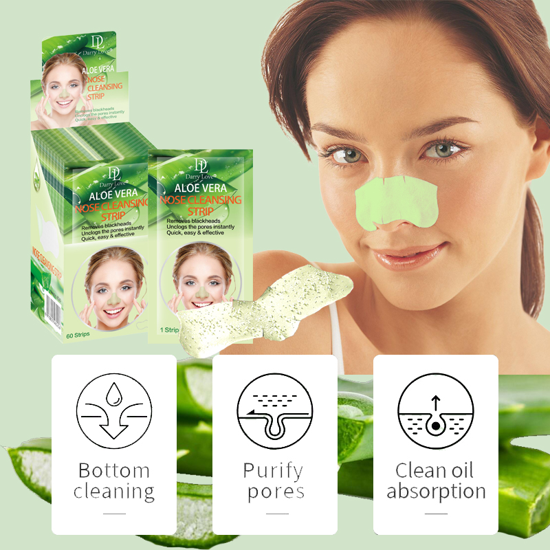 DARRY LOVE Aloe Vera Nasal Mask Deep Cleansing Blackhead Peel-off T-zone Care Nasal Patch Specification image