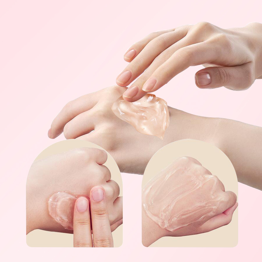 DEAR SHE Milk Peach Gel Face Cream Mask Moisturizing, Hydrating, Nourishing and rejuvenating Cross-border Wholesale Specification image