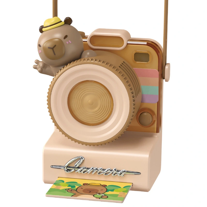 GL127 Cute pet retro camera lanyard fan detail image 5