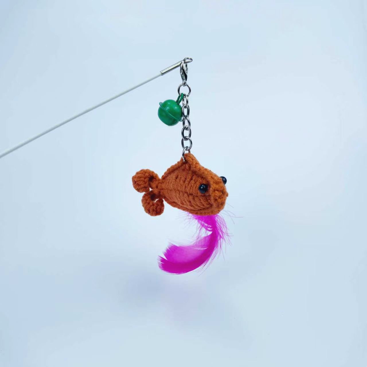 Cat toys, knitted dolls, fruits, cat players, interactive extendable long rods, feather bells, cat players and boredom relief gadgets, pet supplies Item Picture