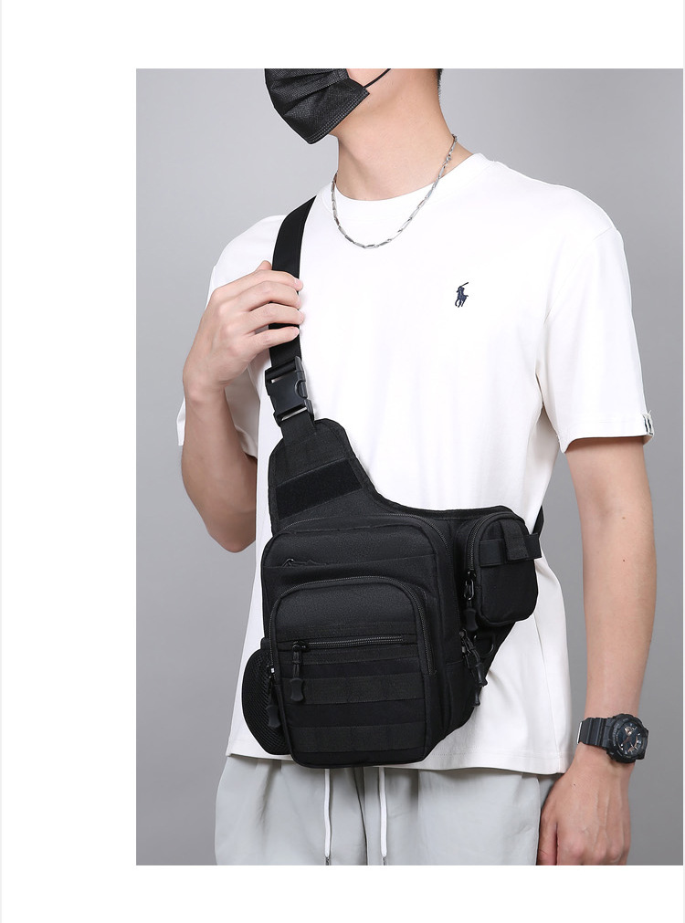 Lure bag: Multi-functional tactical sports hanging bag, large capacity, multiple pockets, durable, outdoor cycling, Lure climbing, portable hiking bag detail image 11