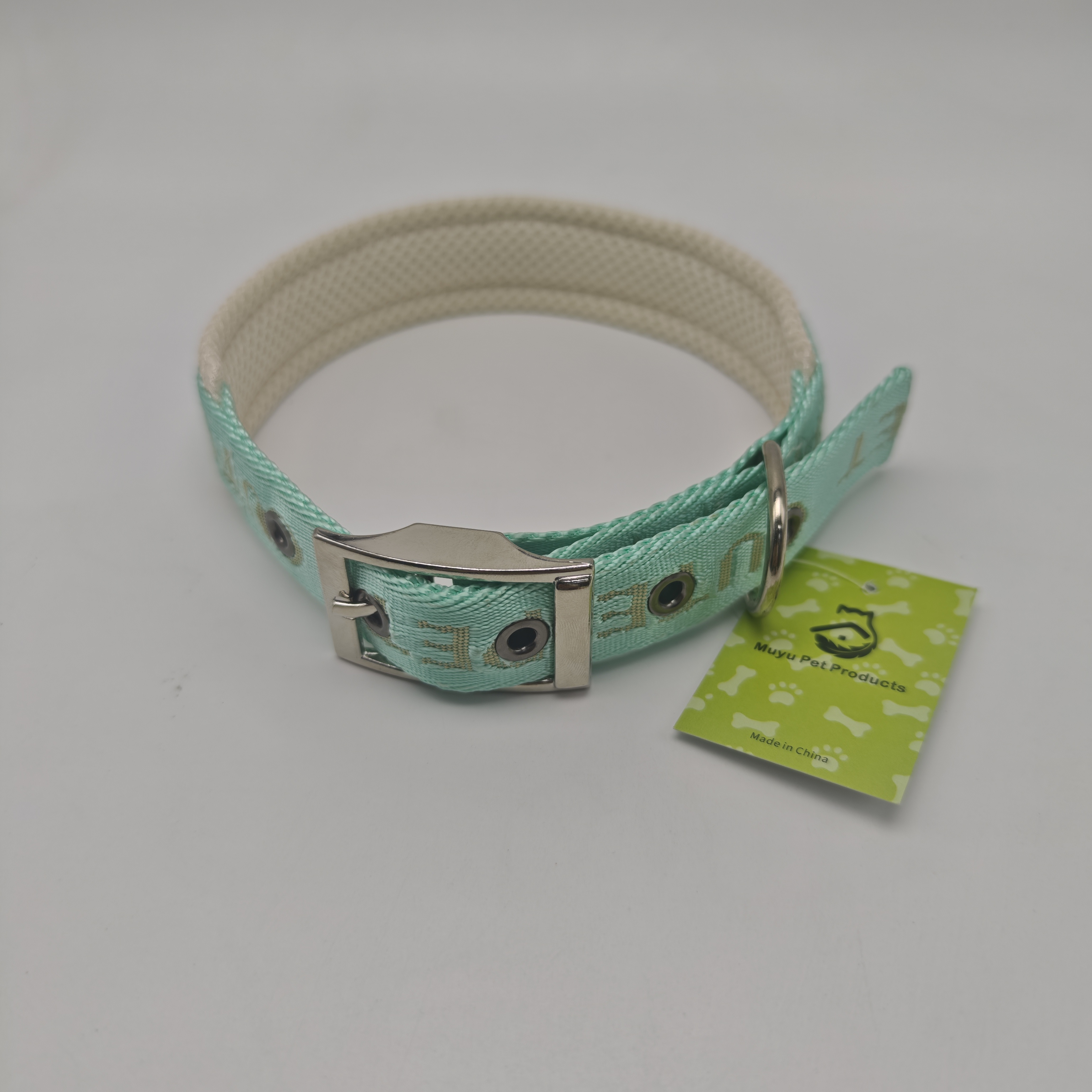Pet supplies: Dog chain, instant noodle collar, colored cotton, small and medium-sized dog pet leash, colored cotton collar details Picture