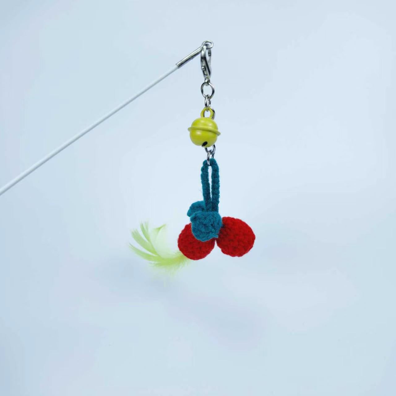 Cross-border best-selling cat toys, bell sound toys, feather knitted cat toys, cat toys, pet handicrafts Item Picture