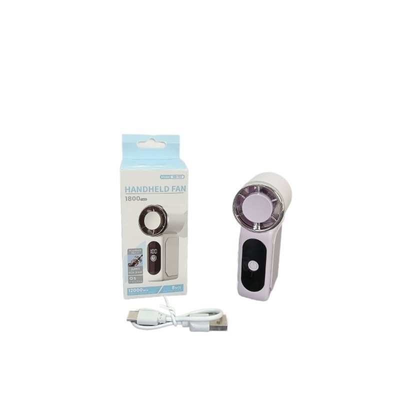 Summer's new minimalist mini handheld fan, portable USB outdoor compact, portable charging, long-lasting battery, handheld fan detail image 5