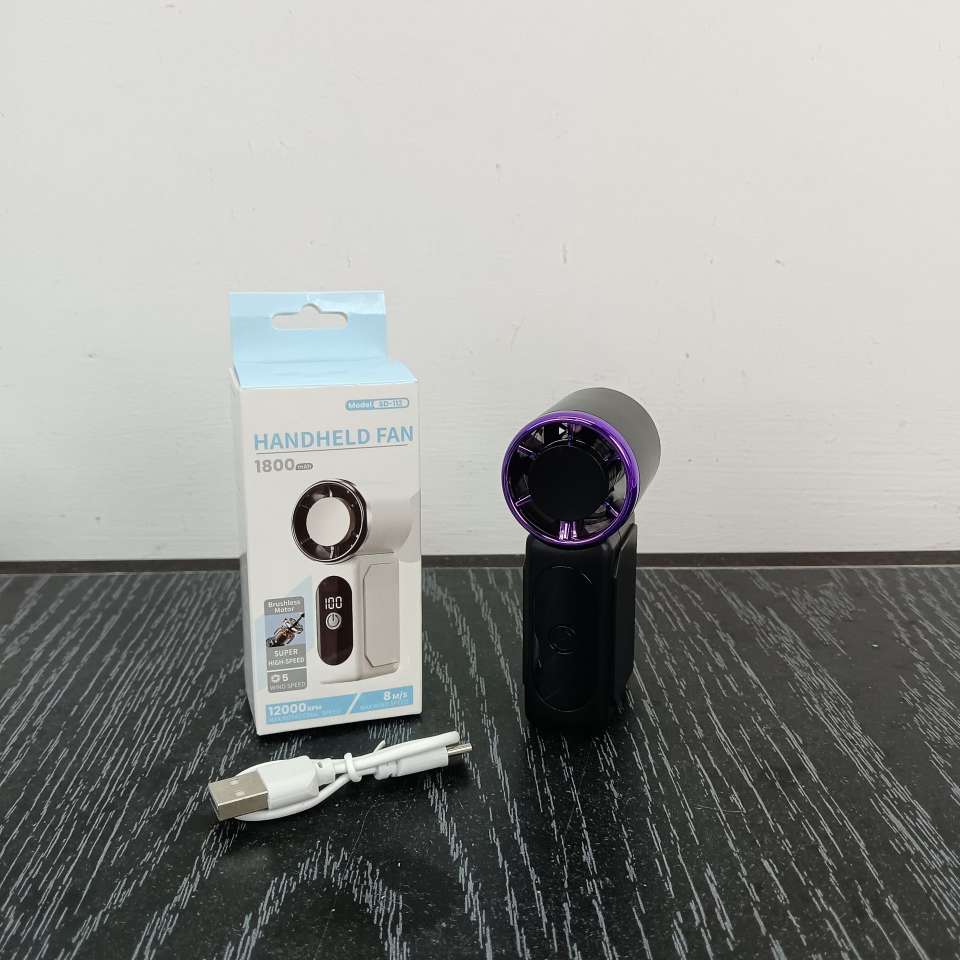 Summer's new minimalist mini handheld fan, portable USB outdoor compact, portable charging, long-lasting battery, handheld fan detail image 4