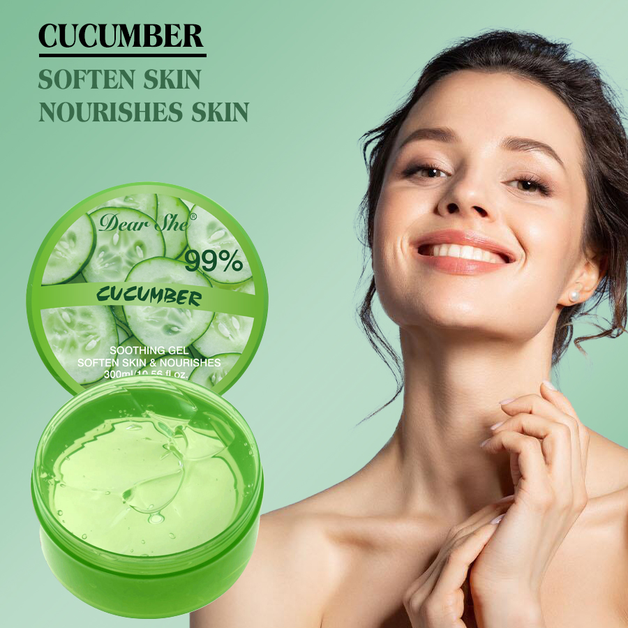 DEAR SHE Cross-border Cucumber Essence Gel Mask Hydrating and Moisturizing Mask Wholesale Customization