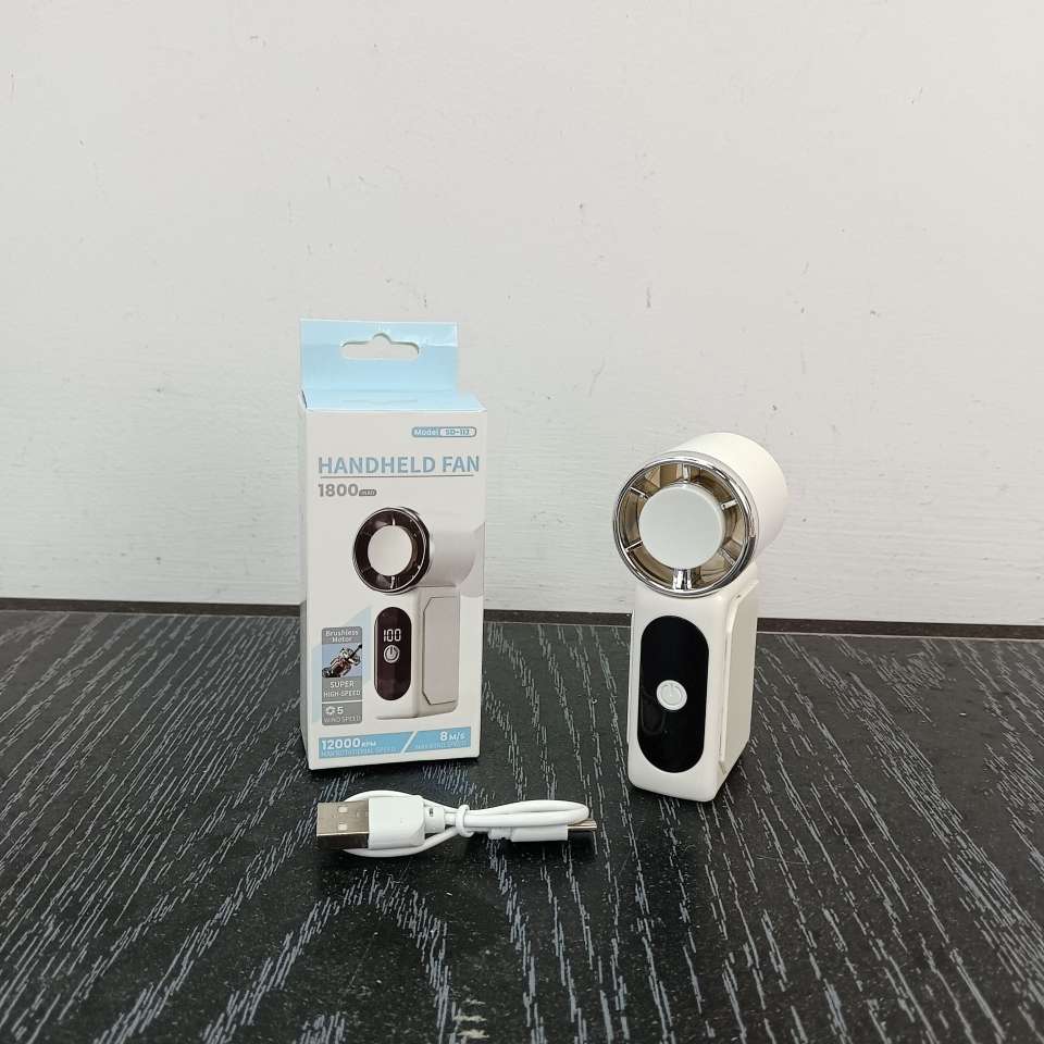Summer's new minimalist mini handheld fan, portable USB outdoor compact, portable charging, long-lasting battery, handheld fan detail image 6