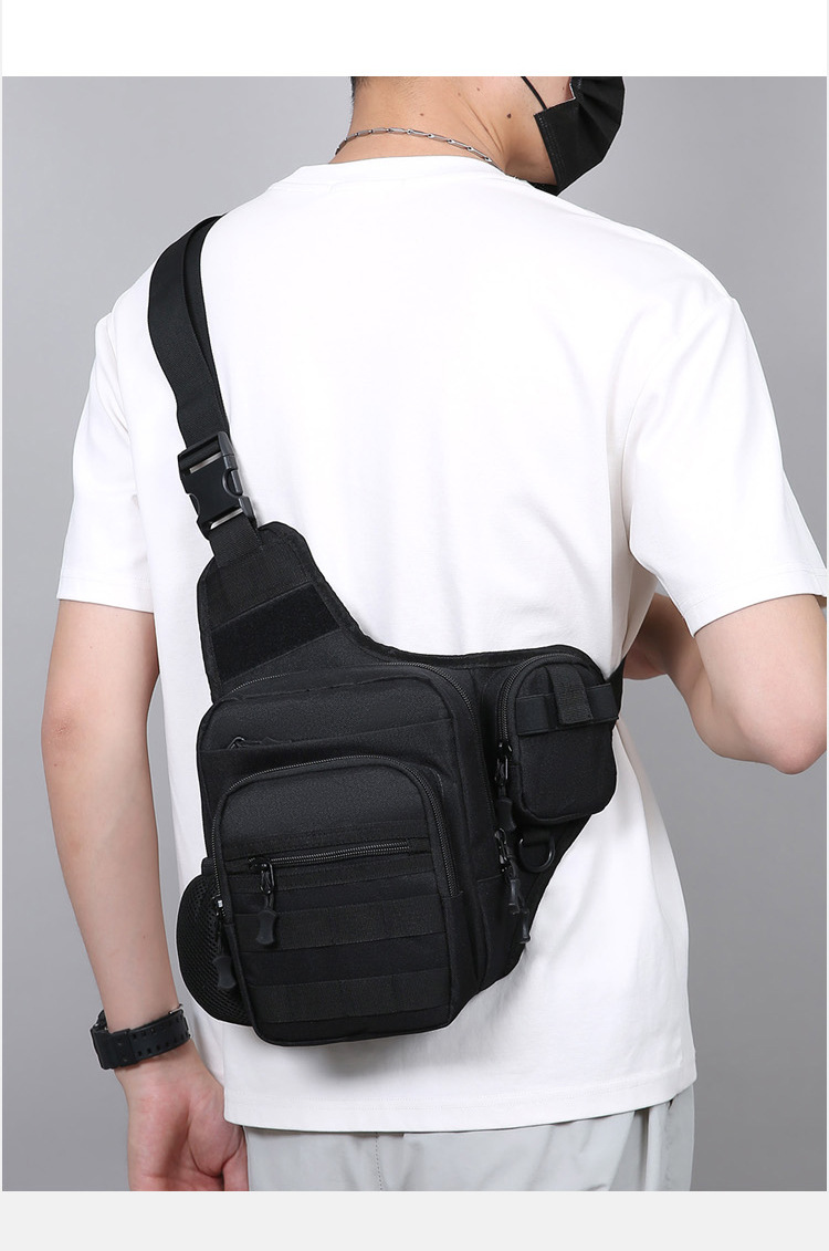 Lure bag: Multi-functional tactical sports hanging bag, large capacity, multiple pockets, durable, outdoor cycling, Lure climbing, portable hiking bag detail image 12
