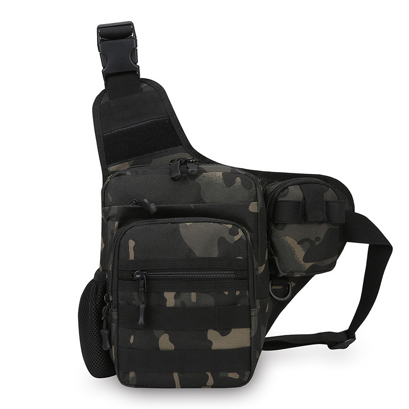 Lure bag: Multi-functional tactical sports hanging bag, large capacity, multiple pockets, durable, outdoor cycling, Lure climbing, portable hiking bag Application Scenario