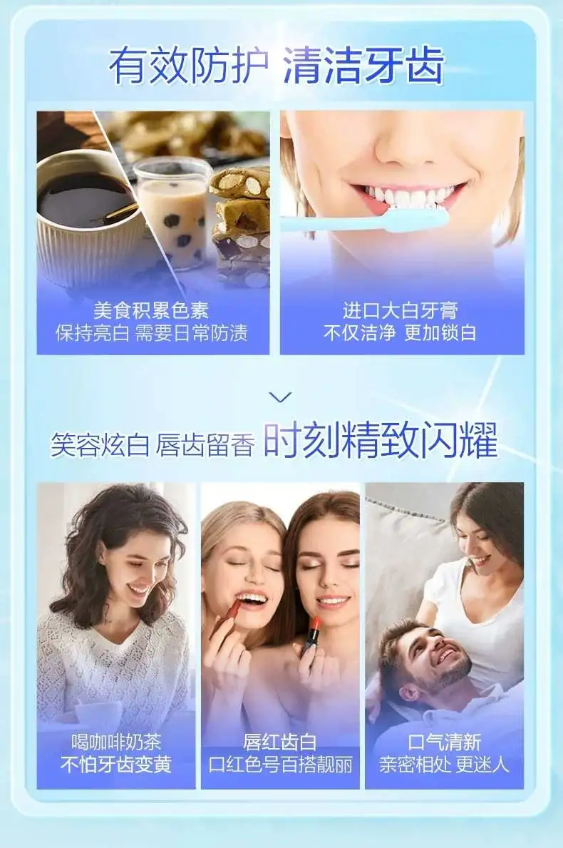 GuardHalo imported Kao White Toothpaste 165g brightening Fluoride freshening Breath detail image 2
