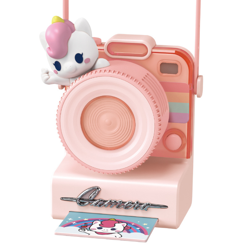 GL127 Cute pet retro camera lanyard fan detail image 4