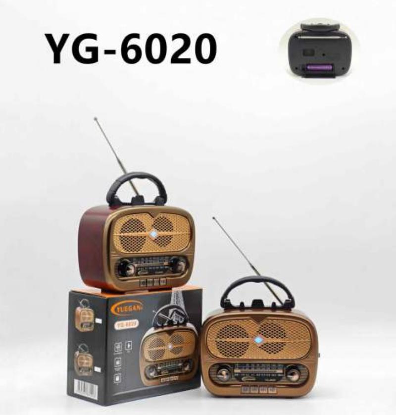 新款YG-6020蓝牙FM AM SW 插卡收音机