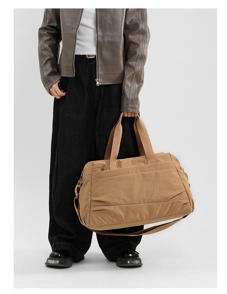 Casual sports dry and wet separated fitness bags for men and women, when going out for a trip, carry shoe compartments, carry yoga luggage and travel bags detail image 17
