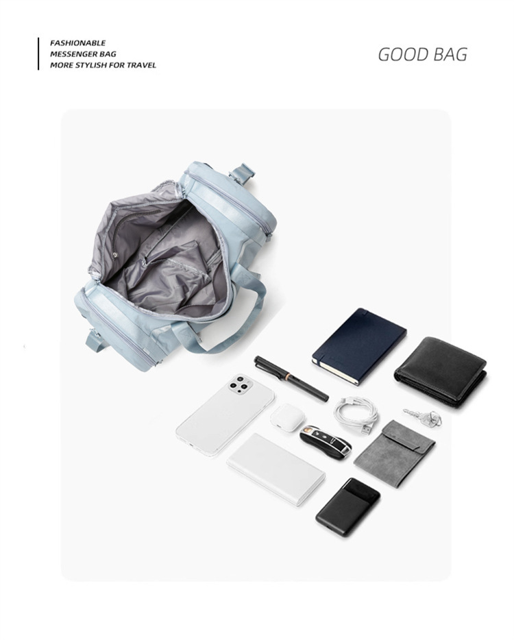 Travel bags, suitcases, cloth cases, travel storage bags, fitness bags, men's and women's outdoor leisure sports luggage storage bags, large-capacity training yoga short-distance travel bags detail image 6
