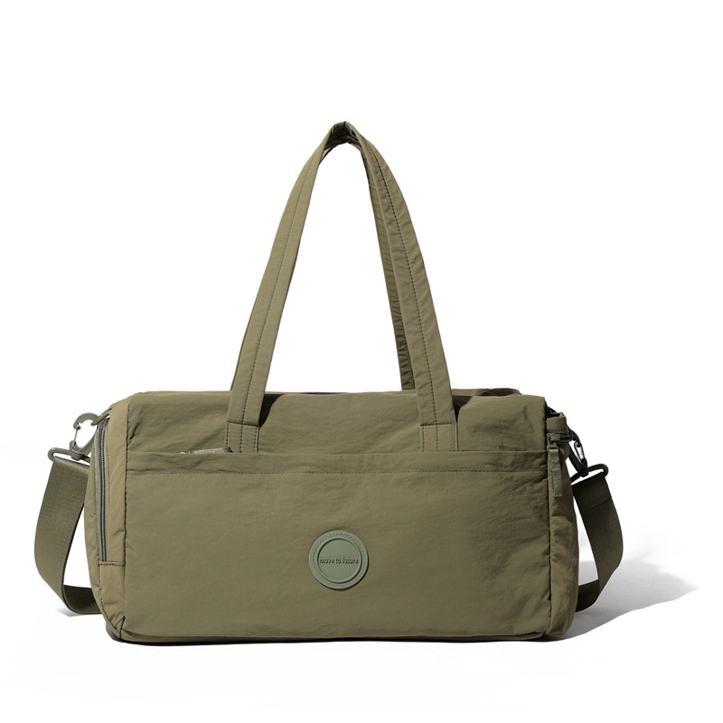 The new crossbody bag is simple, versatile, lightweight and has a large capacity. It is made of nylon fabric, a single-shoulder mummy bag, a commuting travel crossbody bag, a fitness bag, a yoga bag and a storage bag details Picture