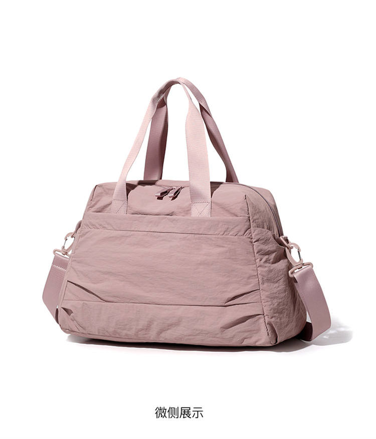 Casual sports dry and wet separated fitness bags for men and women, when going out for a trip, carry shoe compartments, carry yoga luggage and travel bags detail image 9