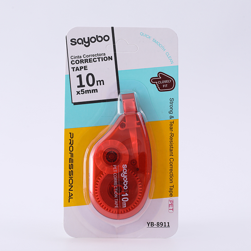 YB-8911 Sayobo 修正带 足米10米*5mm 英文版 correction tape