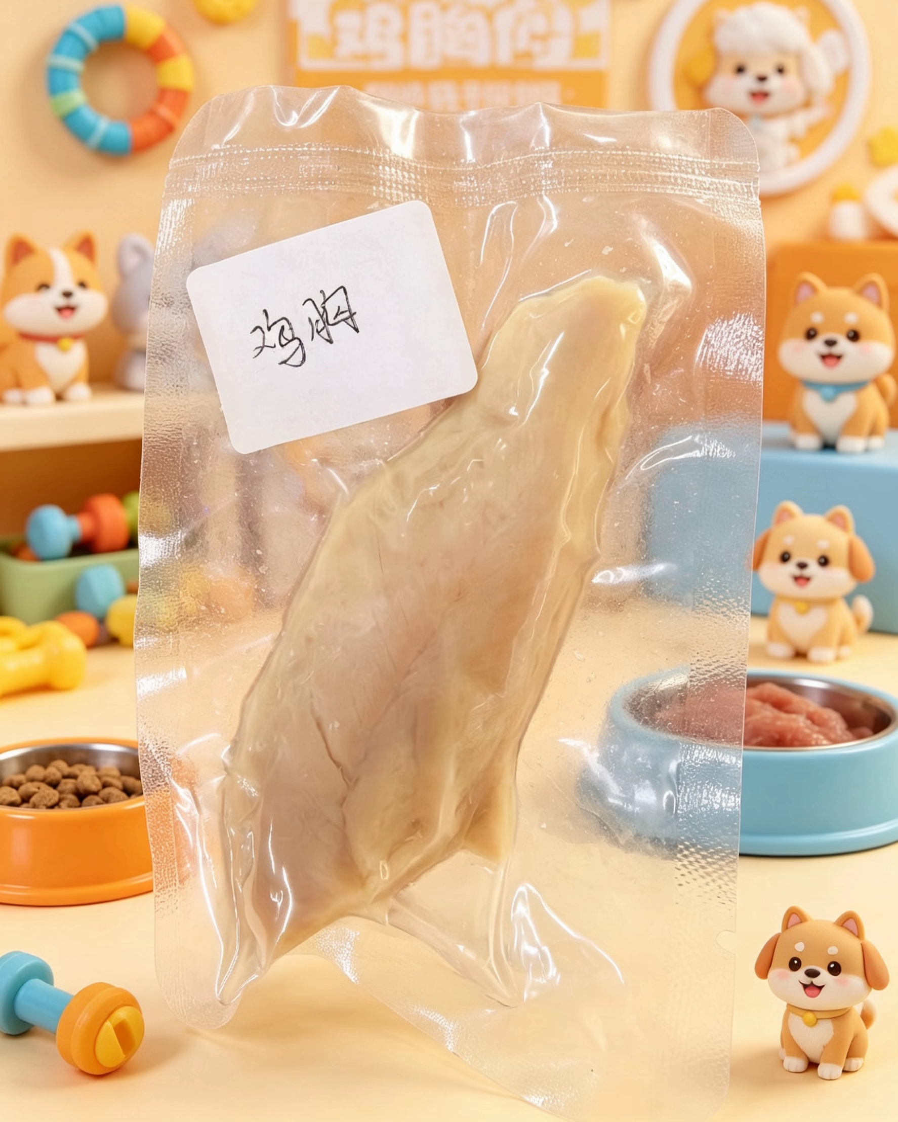 Кошачьи консервы, кошачьи консервы, кошачьи консервы, утиные консервы, прозрачные пластиковые пакеты для утиного мяса, сырое и свежее мясо pic 3